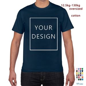 Twoja własna design Mężczyzn T Shirt Marka /zdjęcie Niestandardowe mężczyzn Tshirt Ożyści 5xl 130 kg DIY T Shirt Boys Kid's Baby's Yxxs Tshirt 220507