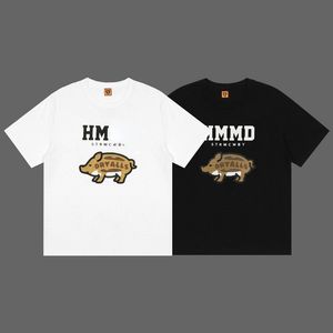 Designer Men's T-shirts Japanese Bamboo Cotton Cartoon Pig Printing Short-sleeved Tee Men and Women Couple Brand Tops