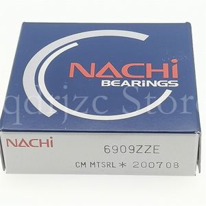 Nachi Deep Groove шарикоподшипники 6909 Zero 6909ZE = 61909-2Z 6909ЗМ 6909Z 45 мм х 68 мм х 12 мм