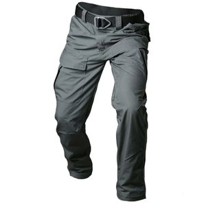 Mege City Tactical Cargo Pants Men Combat Swat Army Wojskowe spodnie bawełniane multi-kieszeni elastyczne man Casual Spoders 201130