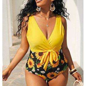 Сексуальные цельные большие купальники 2022 Топ-UP Women Plus Size Swimsuit закрытый боди женский купальный костюм для бассейна пляжная одежда