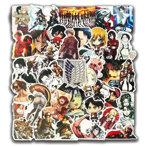 Wholesale cool car decal stickers resale online - Car sticker Anime Stickers Attack on Titan Decal for Laptop Phone Case Guitar Car Bike Kids Cool Mixed Graffiti Vinyl Sti251O