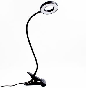 LED Gadget Desk Lamp USB Rechargeable Table Lamps With Clip Bed Reading Book Night Light Lamp Eye Protection DC7v