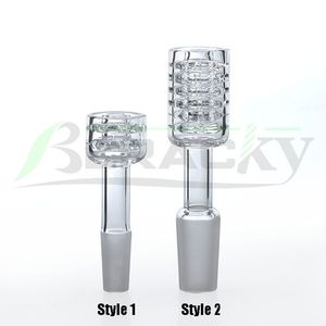 DHL Beracky Dois Estilos Diamante Nó Fumar Pilha De Quartzo Banger Nails 20mmOD 10mm 14mm 18mm Bangers Pregos Para Bongos De Água De Vidro Dab Rigs Tubos