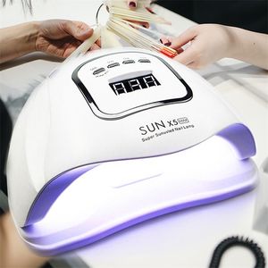 Tırnak kurutma lambası UV LED lamba Tüm jel oje ile otomatik sensörle tırnak kurutma makinesi zamanlayıcı manikür pedikür salonu alet satışı