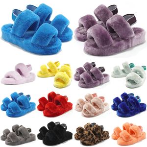 2023 Mulheres Mink Slippers rosa marrom chinelos de algodão quente sandálias Design de moda casual mulas de alojamento mocassões senhoras lisadas lisadas de peles slides