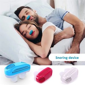 2 in 1 Health Anti Snoring Air Purifier Relieve Nasal Congestion Snoring Device Ventilation Antisnoring Anti Snore Nose Clip 220726