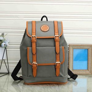 Ryggsäck stil christopher ryggsäck toppkvalitativ lyxig designer ryggsäckar märke män kvinnor äkta läder skolväska satchel bakpaket