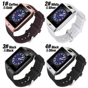 100pcs /lote de alta qualidade relógio smart dz09 Smart Wrist SIM Intelligent Android Sport Watch For Android Cellphones Relógio InteLigente