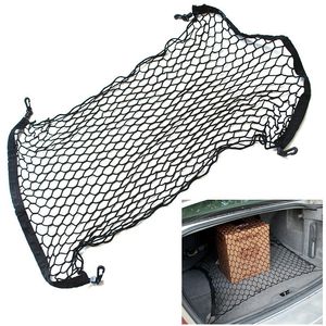 Car Organizer For 3008 2 SUV 2022 Mesh Cargo Net Holder Trunk Auto Elastic Storage 4 Hooks Styling Accessories