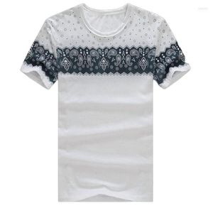 Męskie koszulki hurtowe-2022 letnie topy tees vintage retro o-deterk krótkie t-shirt męskie trendy mody Tshirt plus size1