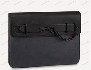 Herr- och kvinnors väska All-in-One portfölj Ny design Buckle Zipper Decorative Square Fashion Luxury Messenger Bag M80107