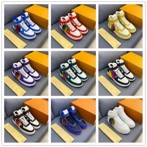 Wholesale luxurious shoes for men resale online - Luxurious Brands Escape Sneaker Shoes Calfskin Leather For Men Rubber Sole Casual Walking Low Top Cheaper Outdoor Trainers Comfort Footwear size