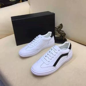 Fashion Originals Dress Shoes Men Thick Bottoms Running Sneakers Luxury Elastic Band Low Top Leather Non-Slip Design Comfy Striding Fitness Casual Trainers EU 38-45