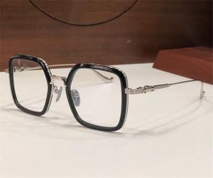 Neue optische Brillen im Modedesign BLUE JOB Retro-Quadratrahmen, klassischer, einfacher und beliebter Stil, vielseitige Brille, transparente Linse