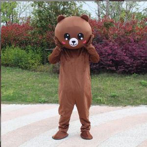 New Mascot Costumes Cartoon doll clothes brown bear adult walkers wear doll clothes