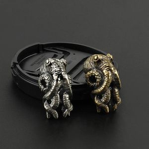 Outdoor Gadgets Octopus Knife Beads Brass Squid Umbrella Rope Pendant Vintage Paracord DIYOutdoor OutdoorOutdoor