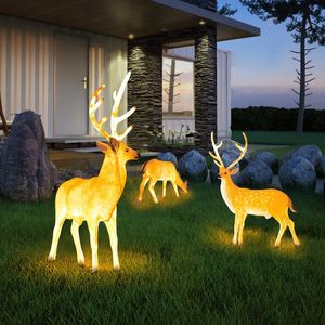 Outros jardim de iluminação ao ar livre paisagem elk lâmpada comunitária parque de grama imitação animal lampother