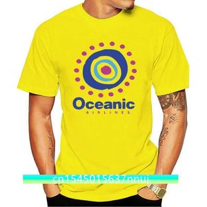 Oceanic Airlines Tee Flight 815 Lost Dharma Initiative S M L Xl 2xl 3xl Maglietta T-shirt con stampa casual di alta qualità 220702