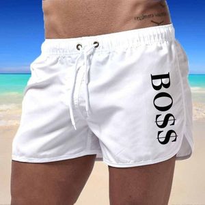 2021 new Men's pants Summer Casual Shorts Quick Drying Fitness Short homme Beach Shorts Men Women Boardshorts Elastic Waist Solid gym Clothing swimming