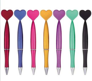 Сердце в форме ручки Ballpoint Black Ink Party FAR Офисная школа писать поставки собственной логотип многоцветный
