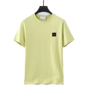 stone Men's T-shirts New Design island Wholesale Fashion T-shirts Men Heavy Cotton Soild Mens Clothing Short Sleeves.