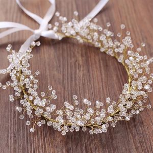 Copricapo Accessori per capelli per fascia da sposa con perle di cristallo da sposa vintage 2022