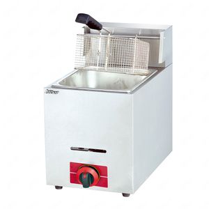 GF71O Counter Top Gas Deep Frigry Machine Un serbatoio due serbatoi con cestelli