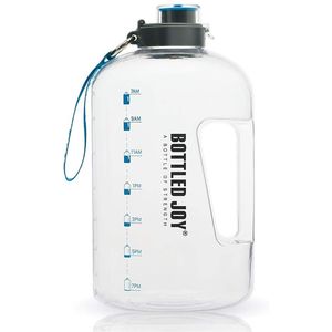 1 gallon vattenflaska sport för stor utomhus kanna camping bärbar resa dricka plast turné flaska glädje flaskor 220329