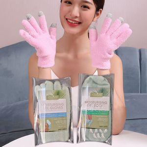 Spa nemlendirici jel peeling el ayak maskesi eldiven çorapları boyun cilt maskeleri dokunmatik ekran güzellik eldivenleri canlandırın