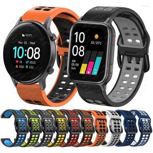 Watch Bands Easyfit Silicone Strap For UMIDIGI Uwatch 3S 2S/Uwatch 5/Urun S Smartwatch Sport Band Watchband Bracelet Replacement Accessories