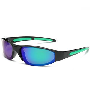 Okulary przeciwsłoneczne sportowe dorosłe męskie i kobiety kolorowe odbijające okulary filmowe na świeżym powietrzu motocyklowe lusterki