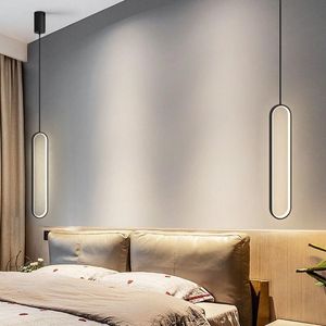 Lâmpadas pendentes Bedroom Bedroom Cadelier Modern Minimalist Creative Room Creative Lar