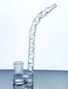 NYA diverse Glas vattenpipa munstycke ljusbågsadapter med konkavt hål J krok fördjupning vattenpistol pipa 18 mm honkontakt OGB typ
