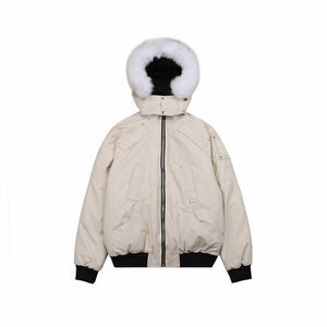 2024 Mooses Knuckles Jacket Puffer Winter Waterproof White Duck Coat Cloak Fashion Men and Women Couples Casual version för att hålla varmen 970