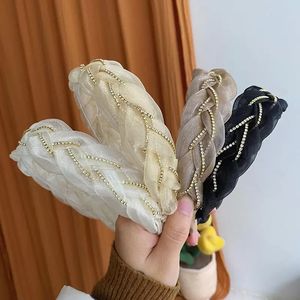 Spring New Chain Chand Band Band Drill High Head Hop Fashion Lace Headwear