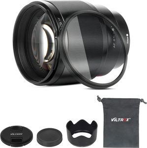 Viltrox Upgraded Lighter 85mm f1.8 XF Mark II Lenses of for Fuji X-mount with Better Hood