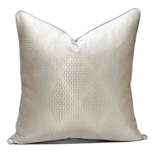 Cover de almofada luxuosa Design de arte de alta qualidade, capa de travesseiro no estilo europeu para sofá-sofá da sala de estar travesseiro 45x45 210401