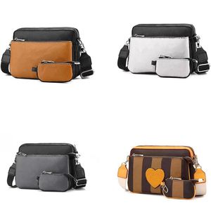 3セットデザイナークロスボディバッグ財布女性用男性高品質のビジネスメッセンジャーバッグハンドバッグショルダートートレディースカレ財布