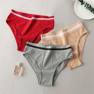 High-Rise Panties For Woman Seamless Sport Briefs Women's Underwear Female Underpants Ladies Intimates BANNIROU 220426