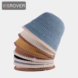 FISH ROVER 7 Färgning Summer Bucket Cap for Women Three Section Spring Fish Hat Outdoor Sports Autumn Ladies Hat Present grossist J220722