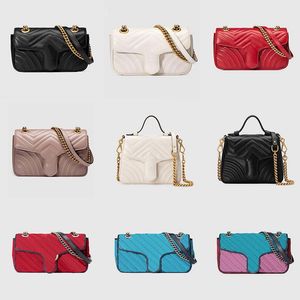 Bolsas de camurça de luxo femininas bolsas de design de corpo cruzado ombro clássico couro genuíno estilo coração bolsa de corrente dourada bolsa mensageiro por marca 01