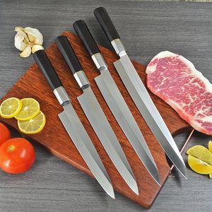 12 Inch Japanese Kitchen Knife High Carbon 5CR15 Stainless Steel Sushi Chef knives Sharp Slicing Cleaver Fish Filleting tool267O