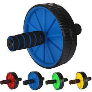 Wholesale exercise roller gym for sale - Group buy Double Wheeled Abdominal Press Wheel Rollers Exercise Equipment For Home No Noise Apparatus Fitness Gym Exercise Equipment T200520228y