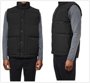 Mens Outerwear Down Vest 고품질 캐주얼 패션 디자이너 조끼는 따뜻한 프리미엄 방수 재킷 겨울 남성 여성 재킷 코트 유지