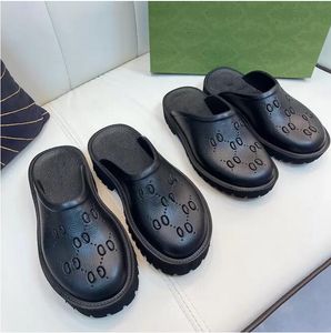 luxury slippers brand designer Women Ladies Hollow Platform Sandals made of transparent materials fashionable sexy lovely sunny beach woman shoes slipper