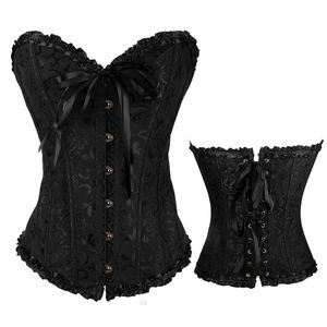 Color Shapewear Sexy Gothic Underbust Corset Women Lace Body Waist Plus Size Corsets Slimming Belt Black Trainer Shapers XS6XL 220615