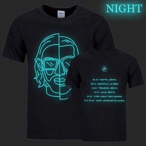 Moda T Shirts Le Monde Chico Álbum Pnl Imprimir camisetas casuais Tirina de roupas de rua de verão Geralmente camiseta Streetwears Luminous Tops 220611