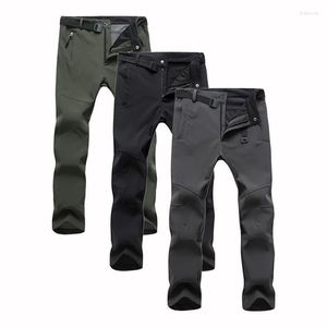 Calça masculina lindas mensagens à prova d'água Voguewinters grossas de lã quente lã de lã de machos machos sweatpantes táticos drak22