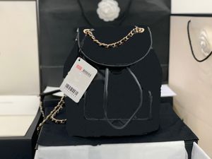 2022 Klassiska avancerade retro ryggsäckar Fashion Bags Ladies Flain Chains Diamond Lattice quiltade utomhus Sacoche Designer Bags Luxury Wallets Messenger Bag 1371